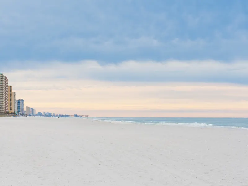 White sand Panama City Beach 