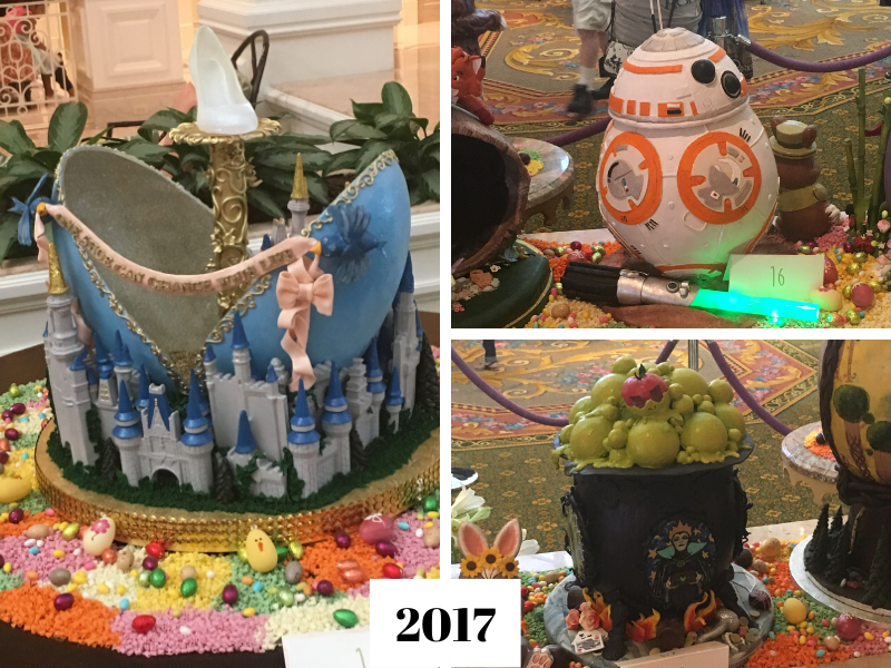 2017 Easter Egg Display at Disney's Grand Floridian