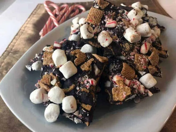 Peppermint Smore's Bark